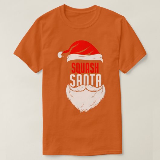 T-shirt Squash Santa Claus (Design devant)