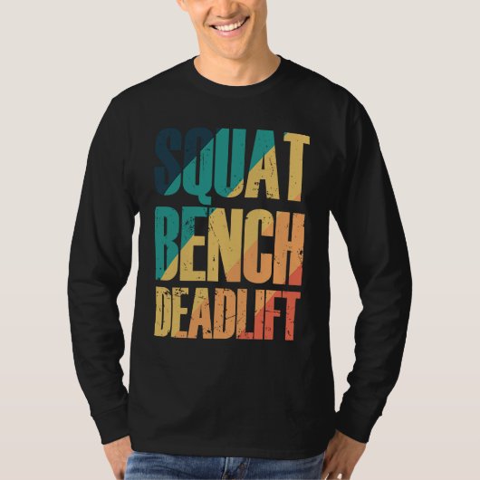 T-shirt Squat Bench Deadlift Bodybuilding Muscles (Devant)