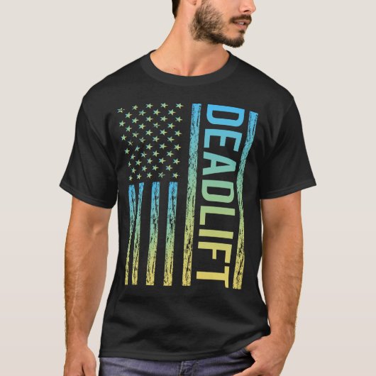 T-shirt Squat drapeau dégradé (Devant)