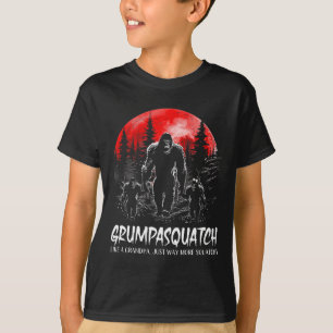 T-shirt Squatch Funny Bigfoot Papa Sasquatch Yeti Pères D