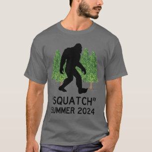 T-shirt Squatch, Sasquatch, Bigfoot Walking en Forêt
