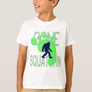 T-shirt squatchin allé