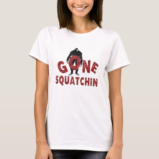 T-shirt Squatchin allé - style Squatcher de crayon (Devant)