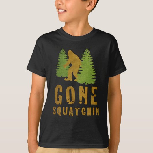 T-shirt Squatchin de la mort (Vintage) (Devant)