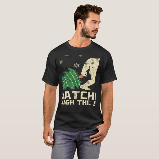 T-shirt Squatching Through (Devant entier)