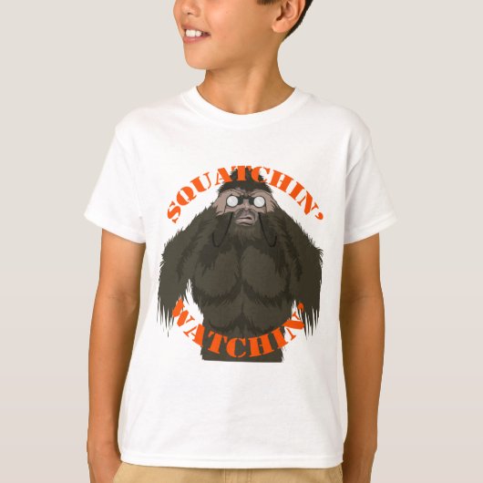 T-shirt Squatching' Watching (Devant)