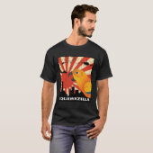 T-shirt Squawk Zilla Sun Conure Parrot Squawaii (Devant entier)