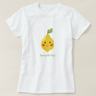 T-shirt Squeeze Day Punny Lemon