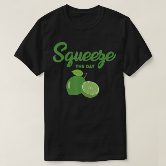 T-shirt Squeeze Le Jour Cool Lime Juice Lover Design Aer (Design devant)