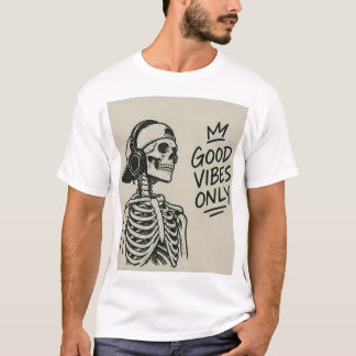 T-shirt squelette 