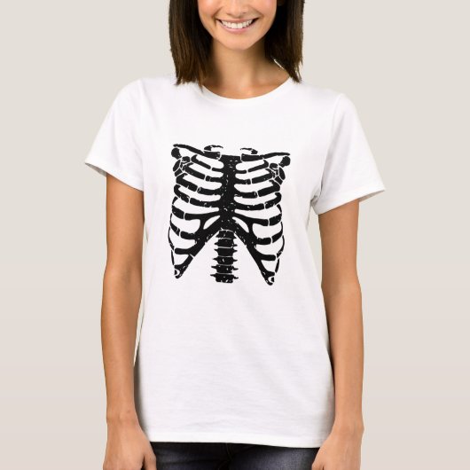 t-shirt squelette (Devant)