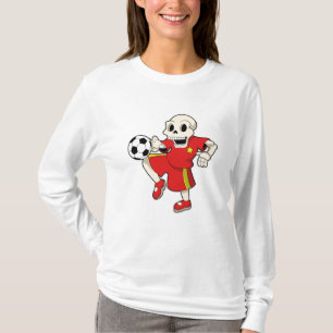 T-shirt Squelette à Soccer Sports