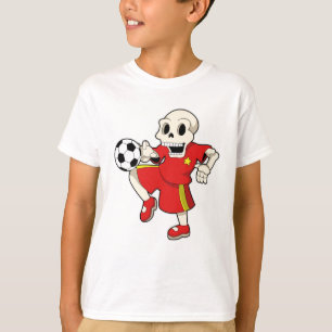 T-shirt Squelette à Soccer Sports