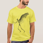 T-shirt squelette-ailes (Devant)