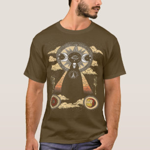 T-shirt Squelette Baphomet Satan Sigil de Baphomet Satan G