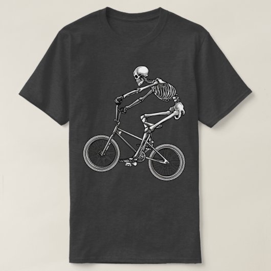 T-shirt Squelette BMX (Design devant)