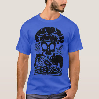 T-shirt Squelette Chef Pineappa Pizza Pineappa Pizza Lov