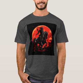 T-shirt Squelette cheval Squelette humain Cheval équitatio