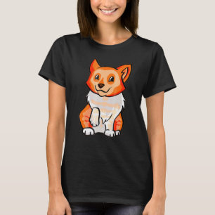 T-shirt Squelette de Corgi Os Mignons Halloween