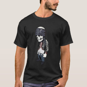 T-shirt Squelette de gangster mexicain cool homie cholo ch