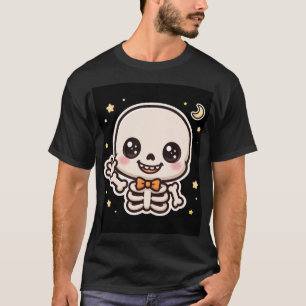 T-shirt Squelette de Halloween qui fait coucou Mignon
