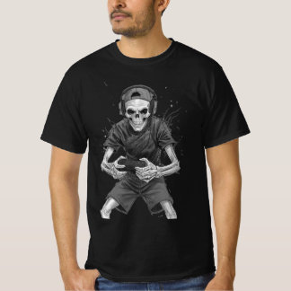 T-shirt Squelette de joueur 