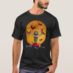 T-shirt Squelette de meneuse de claque Femmes Filles Pirat