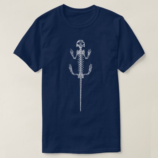 T-shirt Squelette de Salamander (Design devant)