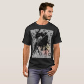 T-SHIRT SQUELETTE DE SURF ABSTRAIT (Devant entier)