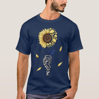 T-shirt Squelette de tournesol