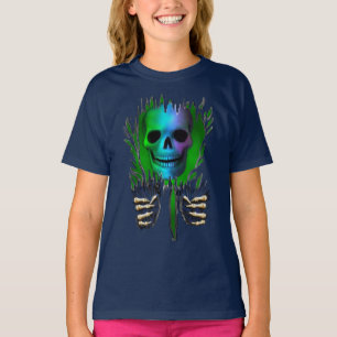 T-SHIRT SQUELETTE DÉCHIRÉ