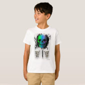 T-SHIRT SQUELETTE DÉCHIRÉ (Devant entier)