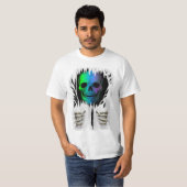 T-SHIRT SQUELETTE DÉCHIRÉ (Devant entier)