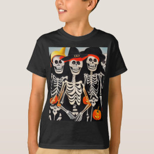 T-shirt Squelette d'Halloween