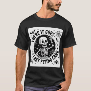 T-shirt Squelette drôle Mon dernier souci volant Citation