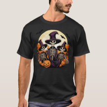 Squelette éffrayant Halloween Drôle crâne et Citro