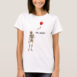T-shirt Squelette flottant avec un bras