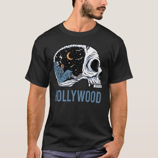 T-shirt Squelette froid - Hollywood (Devant)