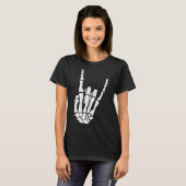 T-shirt Squelette Gesture main - Rocher Squelette Main - H (Devant entier)