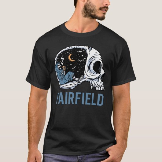 T-shirt Squelette glaçant - Fairfield (Devant)
