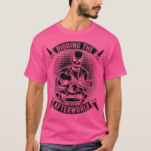 T-shirt Squelette guitariste - Guitare acoustique aux inst