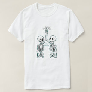 T-shirt Squelette haut-cinq