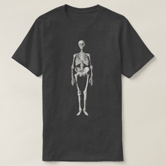 T-shirt Squelette humain anatomique (Design devant)