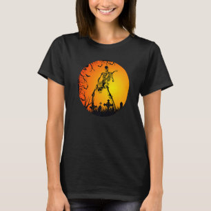 T-shirt Squelette jouant un solo de guitare électrique au