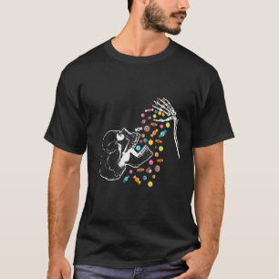 T-shirt Squelette Manger Candy Halloween Sugar Crâne Costu