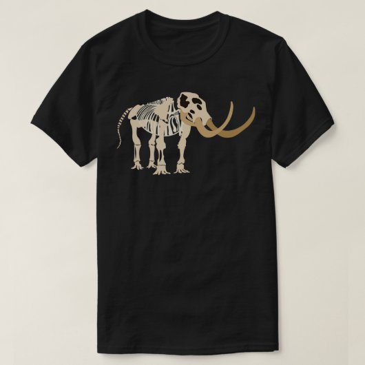 T-shirt Squelette Mastodon 2 (Design devant)
