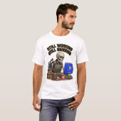 T-shirt Squelette qui travaille encore et qui continue à b (Devant entier)