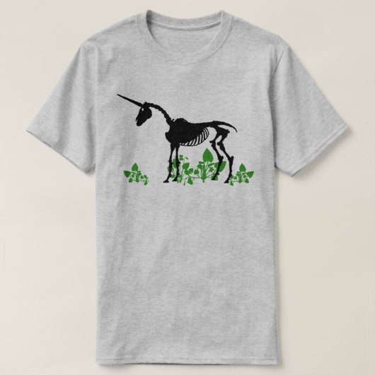 T-shirt Squelette Unicorne (Design devant)