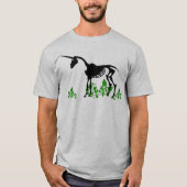 T-shirt Squelette Unicorne (Devant)