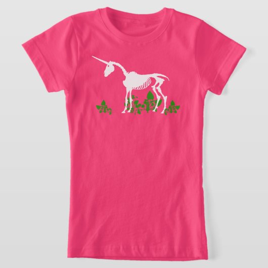 T-shirt Squelette Unicorne (Poser)